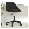 Image de Chaise pivotante de bureau Noir Velours