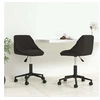 Image de Lot de 2 chaise interieur non pliable H. 67.5 cm en plastique noir