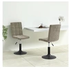 Image de Lot de 2 chaise H. 102.5 cm non pliable en plastique interieur gris