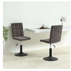 Image de Lot de 2 chaise interieur non pliable H. 102.5 cm en plastique gris