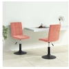 Image de Lot de 2 chaise en plastique non empilable non pliable H. 102.5 cm interieur rose
