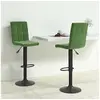 Image de Barkrukken 2 st fluweel donkergroen335766