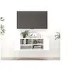 Image de Tv-wandmeubel 102x35x35 cm bewerkt hout wit806238