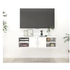 Image de Wandschap 102x30x29 cm bewerkt hout wit806256