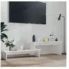 Image de Meuble TV, Armoire de Télévision avec Etagère, Meuble Télé avec Rangement Salle de Séjour Salon, Moderne, Blanc Bois d'Ingénierie