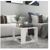 Image de Table basse Blanc 40x40x30 cm Bois d ingénierie