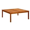 Image de Table basse de jardin 110x110x45 cm Bois solide d acacia