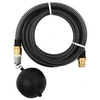 Image de Zuigslang met messing koppelingen 1,1'' 3 m PVC zwart151055