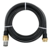 Image de Tuyau d aspiration avec raccords en laiton noir 1,1 10 m PVC