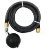 Image de Zuigslang met messing koppelingen 1,1'' 25 m PVC zwart151069
