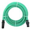 Image de Tuyau d aspiration avec raccords en PVC vert 1 10 m PVC