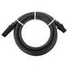 Image de Tuyau d aspiration avec raccords en PVC noir 1 4 m PVC