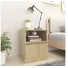 Image de Tables de chevet 2 pcs Chêne sonoma 40x40x50 cm Aggloméré