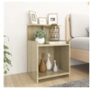 Image de Tables de chevet 2 pcs Chêne sonoma 40x35x60 cm Aggloméré