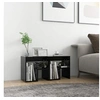 Image de Tables de chevet 2 pcs noir 40x30x40 cm bois d ingénierie