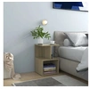 Image de Table de chevet chêne sonoma 35x35x55 cm bois d ingénierie