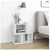 Image de Tables de chevet 2 pcs blanc 50x30x51,5 cm bois d ingénierie
