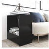Image de Table d appoint noir 50x26x50 cm bois d ingénierie