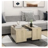 Image de Table basse chêne sonoma 60x60x38 cm bois d ingénierie