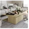 Image de Salontafel 80x80x31 cm bewerkt hout sonoma eikenkleurig806879
