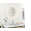 Image de Miroir Mural avec Lampes LED Rond Miroir de Dressing Miroir de Maquillage Chambre à Coucher Salle de Bain Maison 3078639