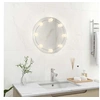 Image de Miroir Mural avec Lampes LED Rond Miroir de Dressing Miroir de Maquillage Chambre à Coucher Salle de Bain Maison 3078640