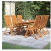 Image de 7-delige Tuinset massief acaciahout3079639