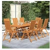 Image de 9-delige Tuinset massief acaciahout3079642