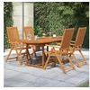 Image de 5-delige Tuinset massief acaciahout3079643