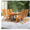 Image de 7-delige Tuinset massief acaciahout3079644