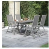 Image de Ensemble de Salle à Manger de Jardin 5 pcs Mobilier à Dîner de Terrasse Table et Chaises de Repas Salon de Jardin 3079655