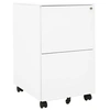 Image de Classeur mobile Blanc 39x45x67 cm Acier
