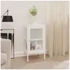 Image de Dressoir 38x35x70 cm metaal en glas336062