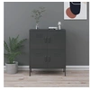 Image de Armoire de rangement Anthracite 80x35x101,5 cm Acier