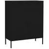Image de Armoire de rangement Noir 80x35x101,5 cm Acier