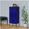 Image de Armoire de rangement Bleu marine 42,5x35x101,5 cm Acier