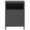 Image de Table de chevet Anthracite 35x35x51 cm Acier