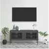 Image de Meuble TV Anthracite 105x35x50 cm Acier336240
