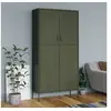 Image de Garde robe Vert olive 90x50x180 cm Acier