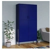 Image de Garde robe Bleu marine 90x50x180 cm Acier