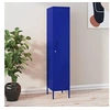 Image de Armoire à casiers Bleu marine 35x46x180 cm Acier