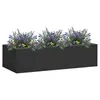 Image de Boîte à fleurs de bureau Anthracite 90x40x23 cm Acier