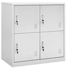 Image de Armoire à casiers Gris clair 90x45x92,5 cm Acier