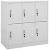 Image de Armoire à casiers Gris clair 90x45x92,5 cm Acier