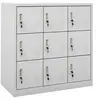 Image de Armoire à casiers Gris clair 90x45x92,5 cm Acier