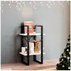Image de Bibliothèque à 2 niveaux Blanc 40x30x70 cm Bois de pin massif