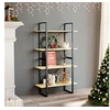 Image de Bibliothèque à 4 niveaux 80x30x140 cm bois de pin massif806462