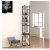 Image de Bibliothèque à 6 niveaux blanc 40x30x210 cm bois ingénierie