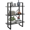 Image de Bibliothèque gris 80x30x105 cm bois d'ingénierie806529