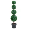 Image de Kunstplant met pot buxus bolvorming 90 cm groen336512